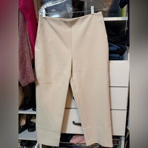 Rachel Zoe Cream Straight Leg Pants